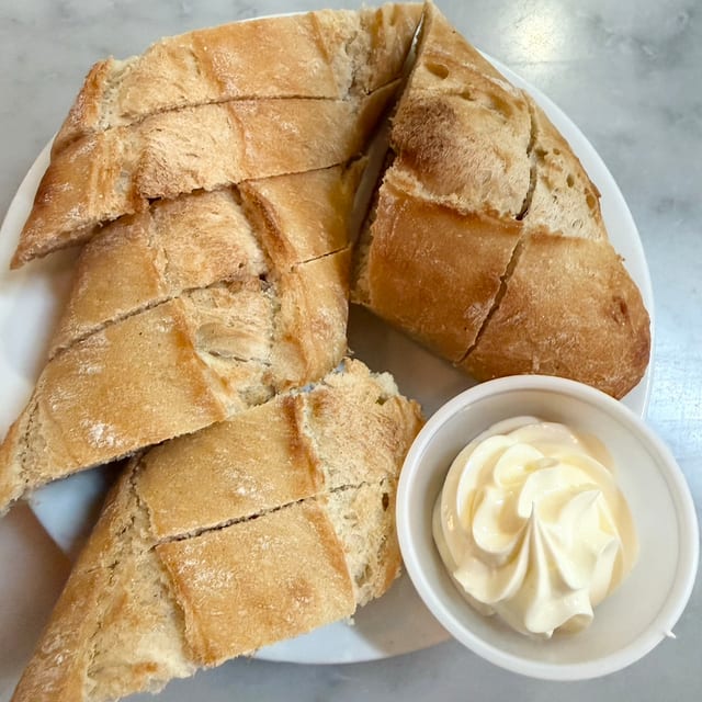 Bread service.