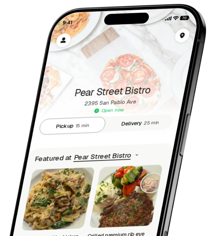 Pear Street Bistro app preview