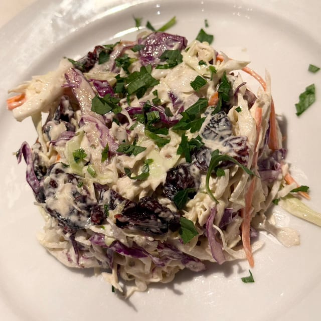 Side of cole slaw.