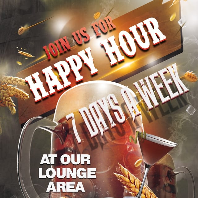 Daily Happy Hour