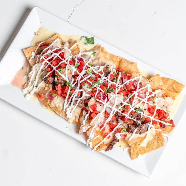 Bistro nachos dinner.