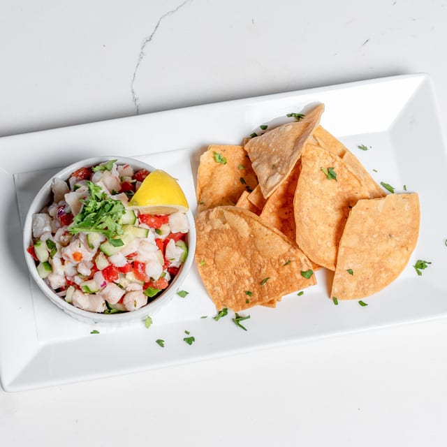 Ceviche dinner.