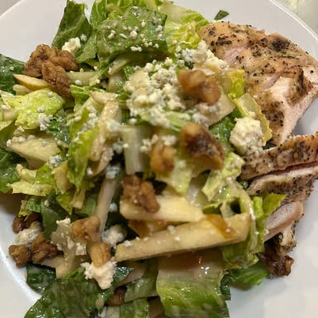Signature pear salad dinner.