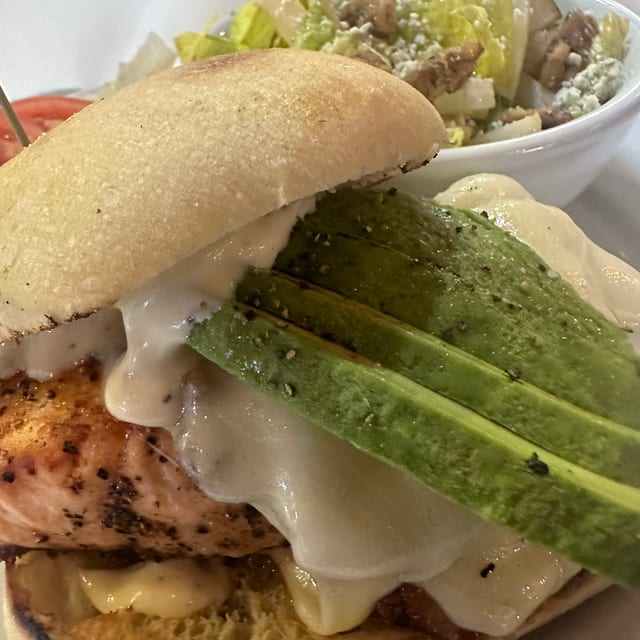Salmon Sandwich.