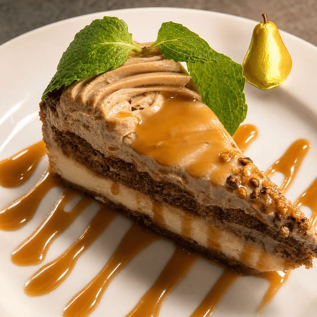Sweet potato maple cheesecake.