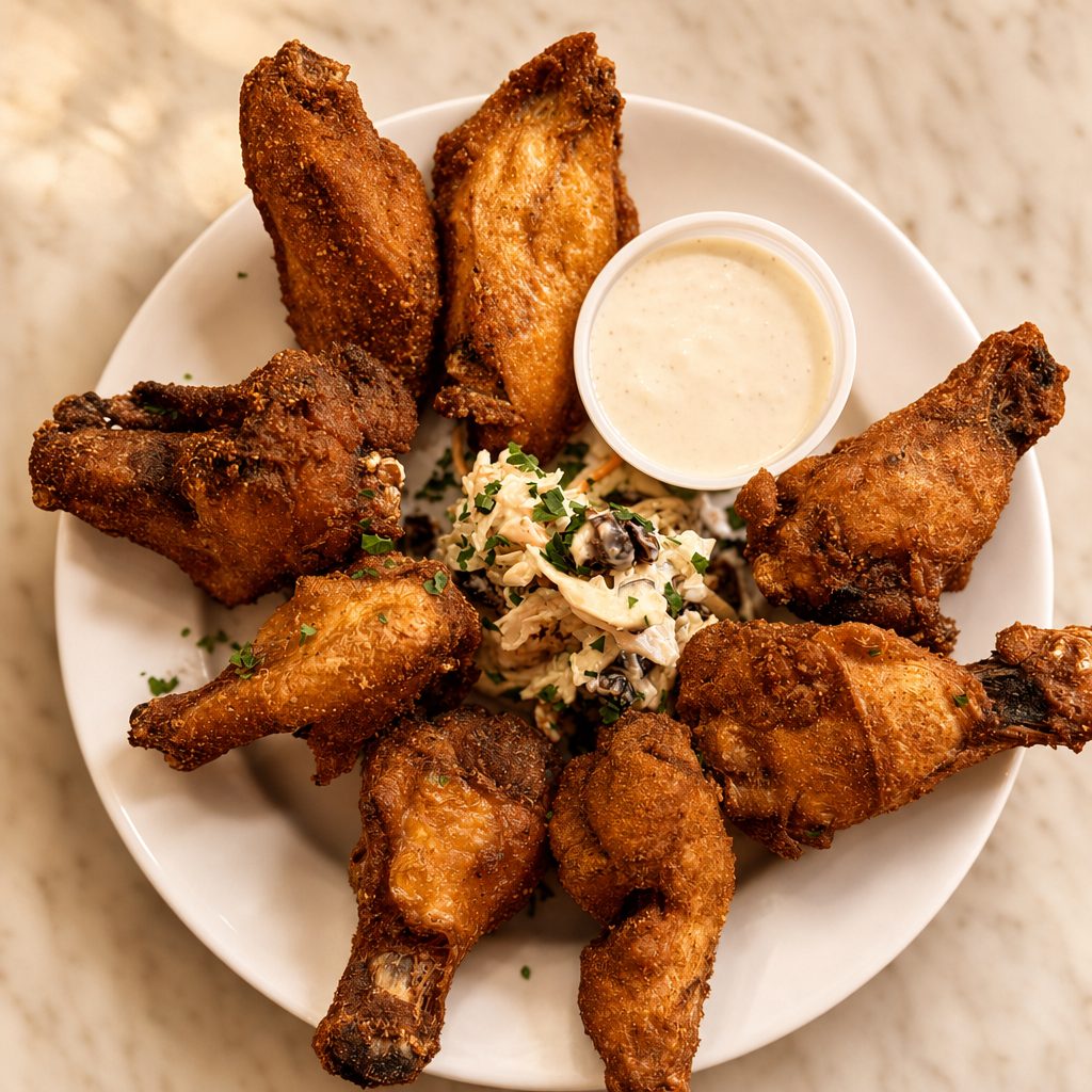 Bistro wings dinner.