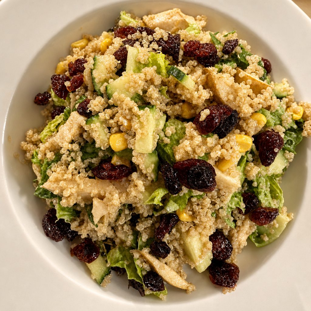 Quinoa pear salad.
