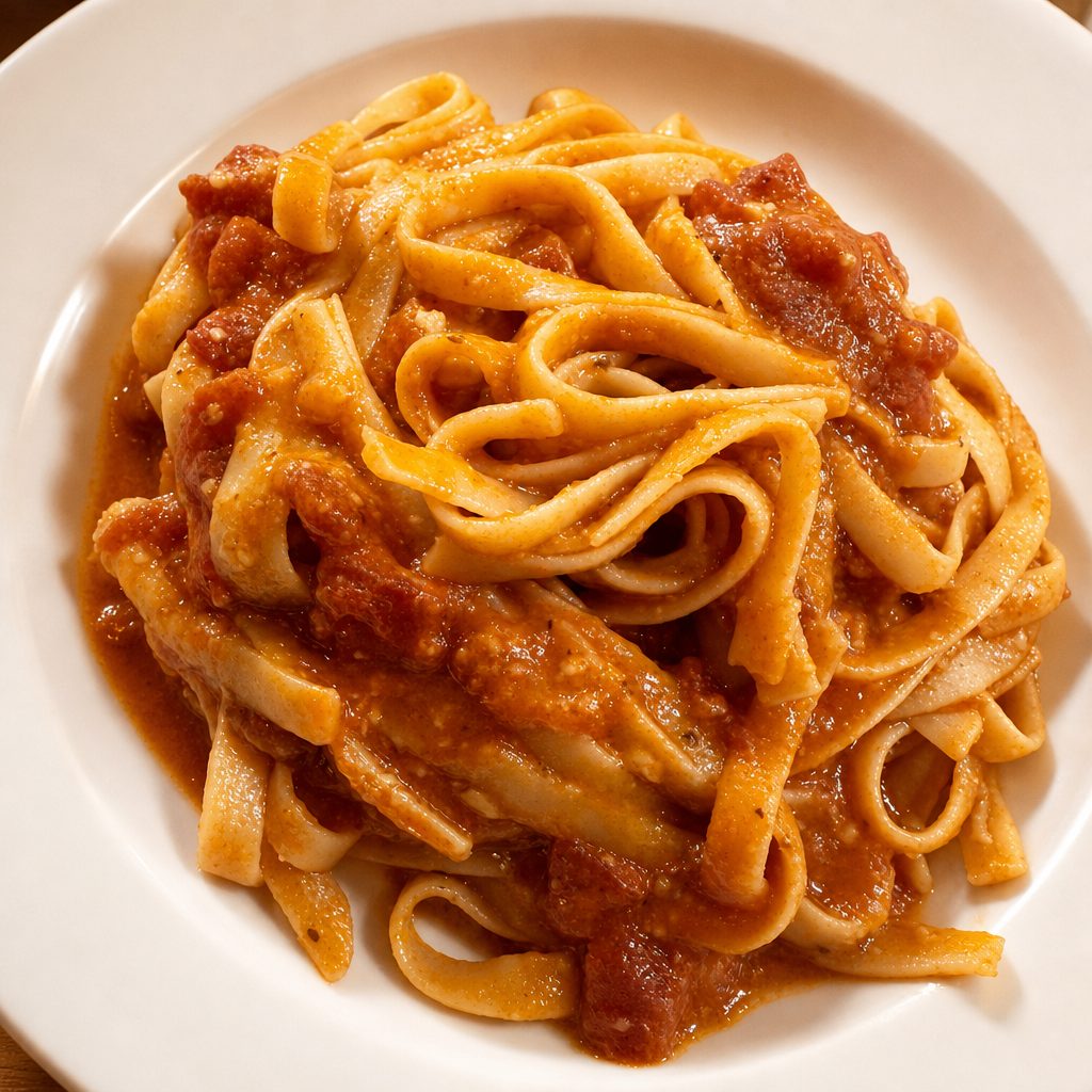 Kid's Fettuccine Pasta.