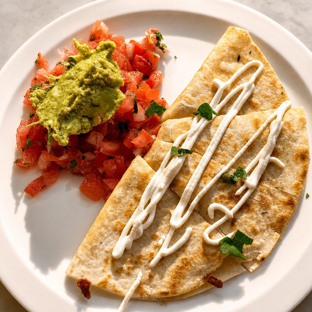 Cheese Quesadilla.