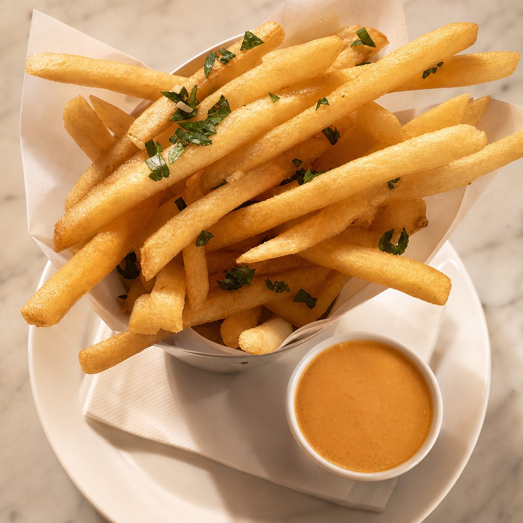 Pommes frites brunch.