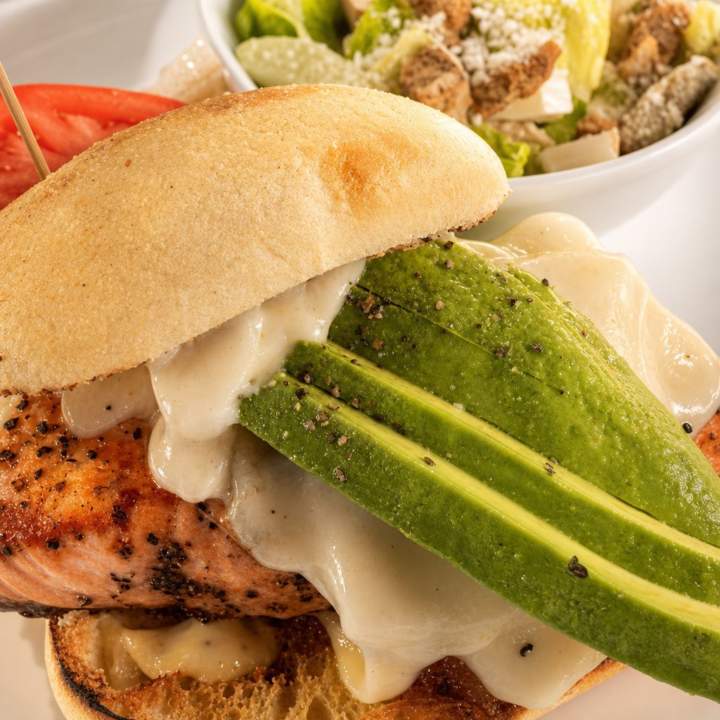 Salmon Sandwich.