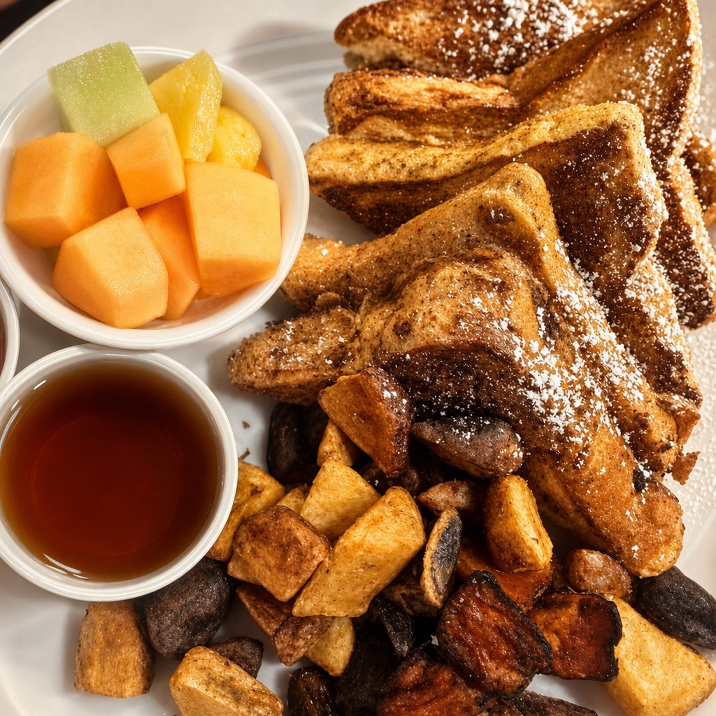 Brioche french toast brunch.