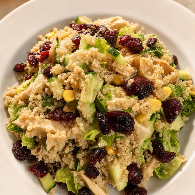 Quinoa pear salad brunch.
