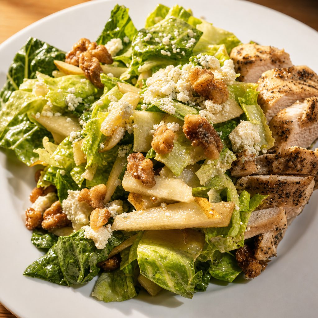 Signature pear salad dinner.