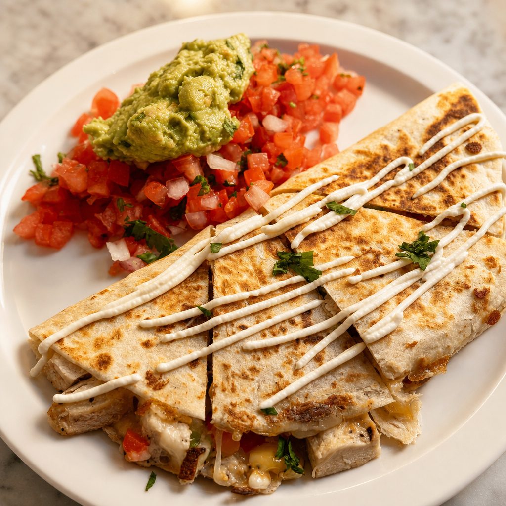 Chicken Quesadilla.