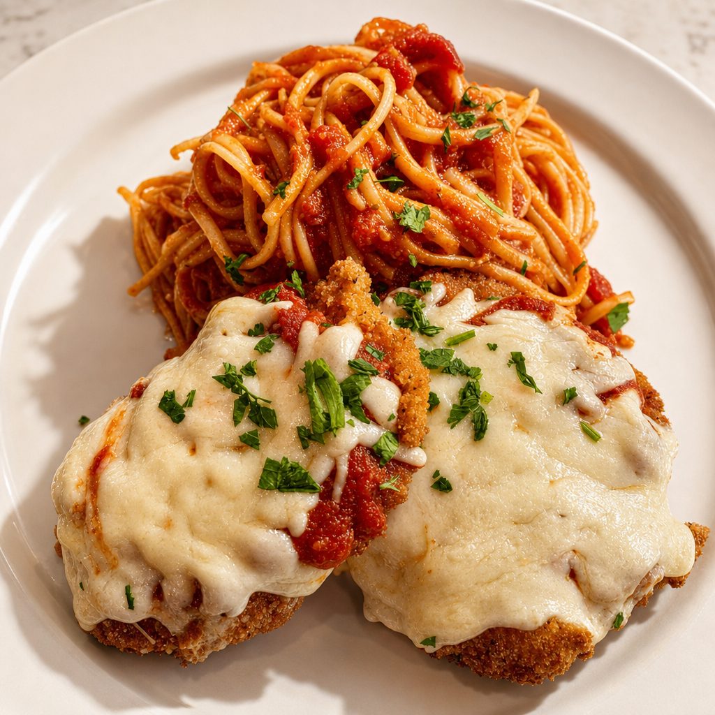 Chicken Parmigiana.