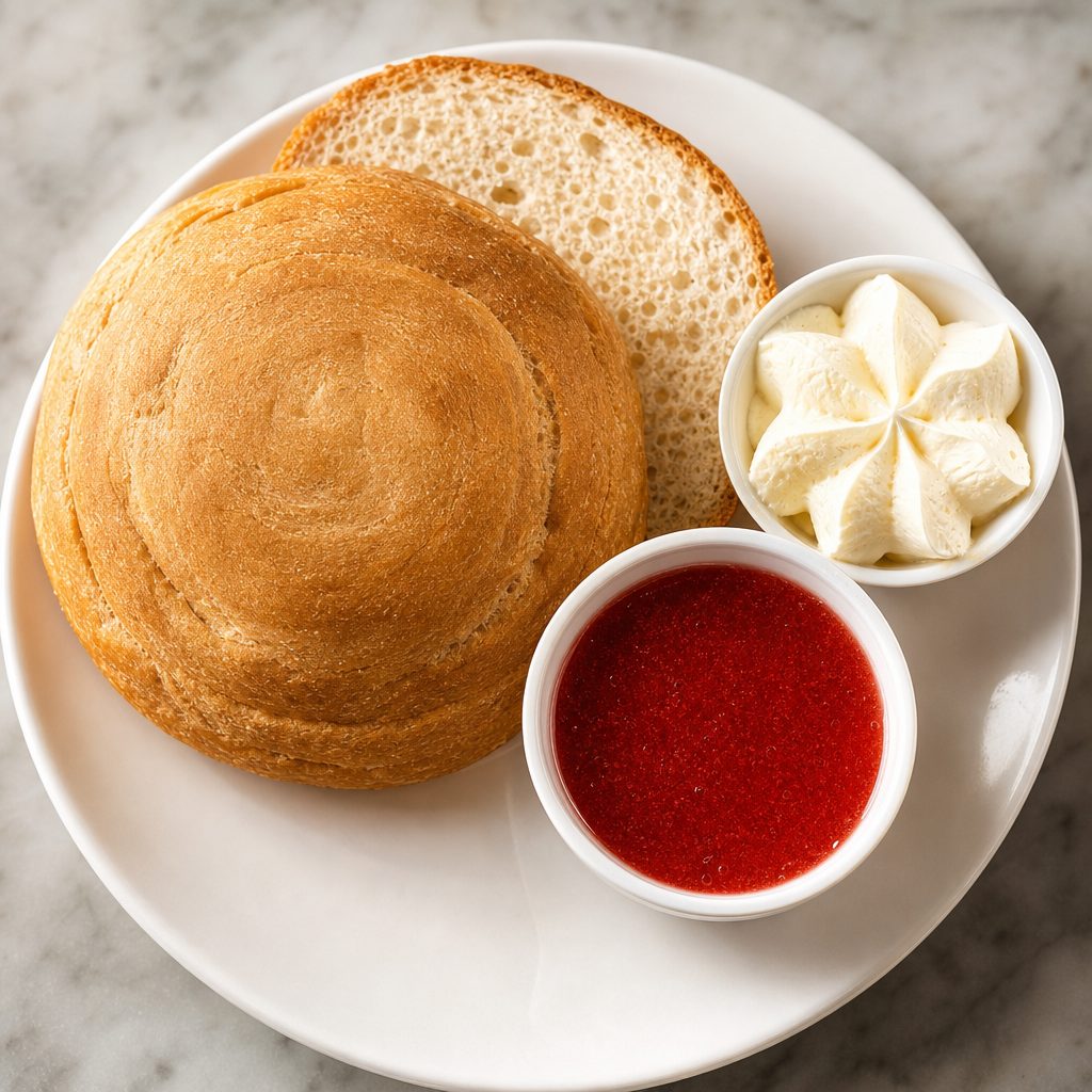 Cronut, butter & jam brunch.