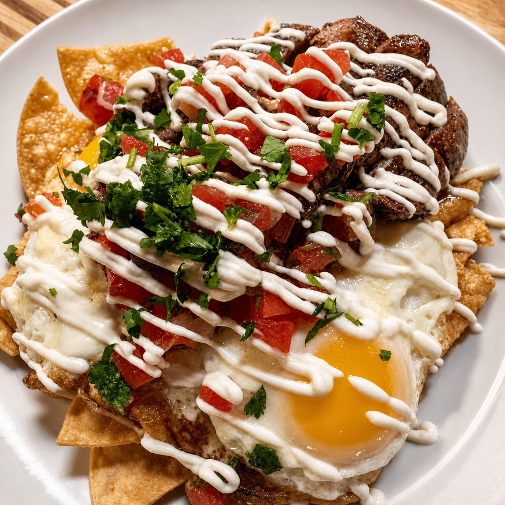 Bistro chilaquiles brunch.