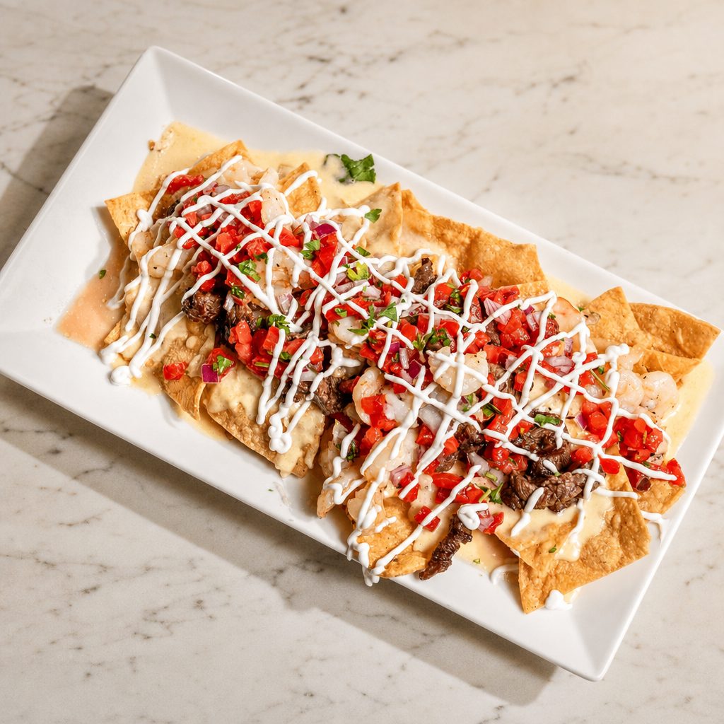 Bistro nachos dinner.