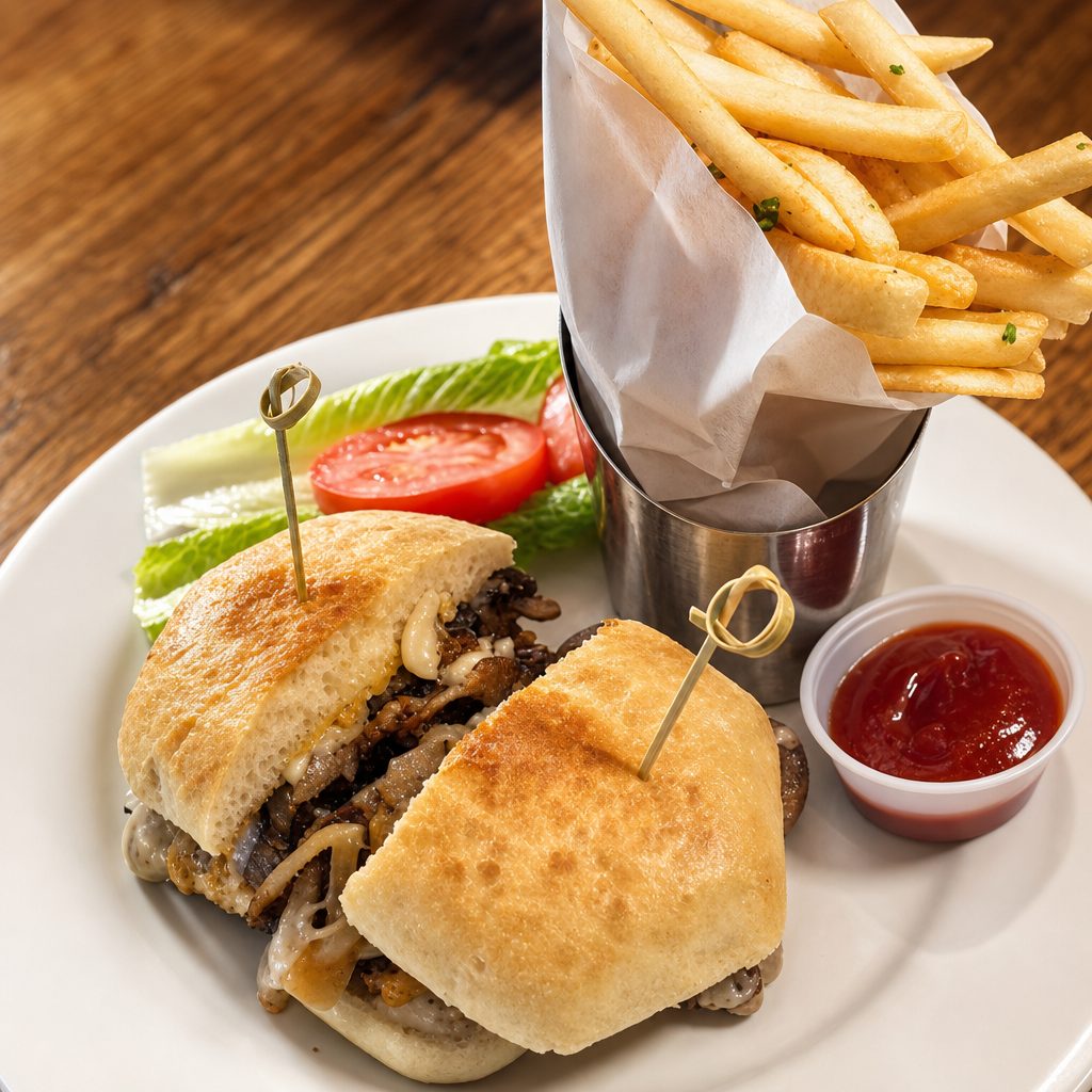 The bistro burger dinner.